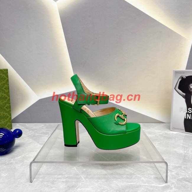 Gucci Womens platform sandal with Horsebit 93256-3