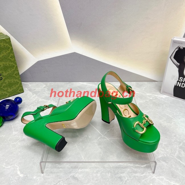 Gucci Womens platform sandal with Horsebit 93256-3