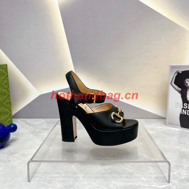 Gucci Womens platform sandal with Horsebit 93256-7