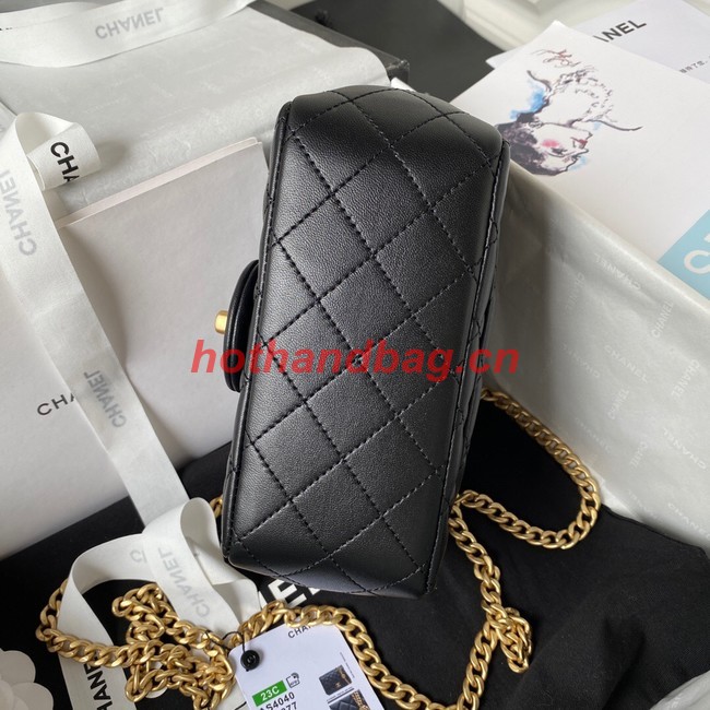 Chanel MINI FLAP BAG AS4040 black