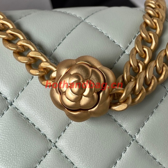 Chanel MINI FLAP BAG AS4040 light green