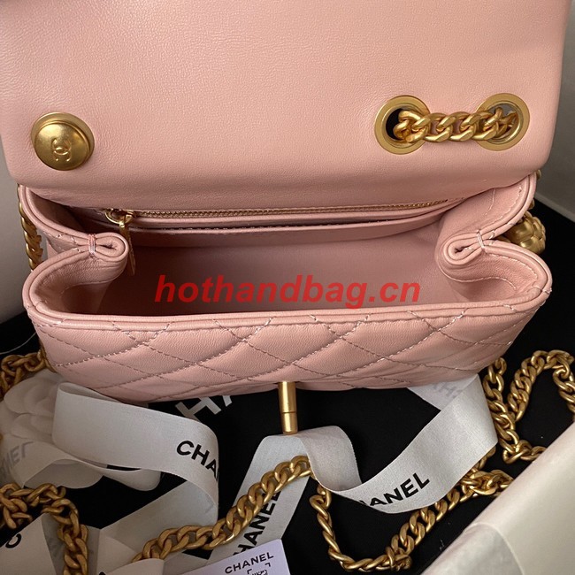 Chanel MINI FLAP BAG AS4040 pink