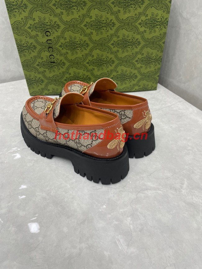 Gucci Womens GG lug sole loafer 93262-3