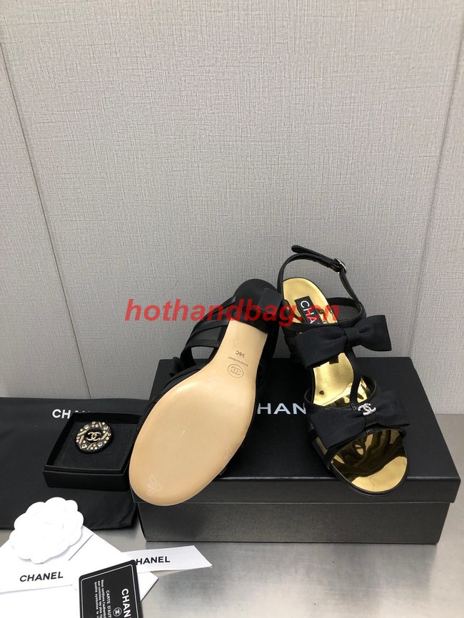 Chanel SANDAL Calfskin heel height 8CM 93263-1