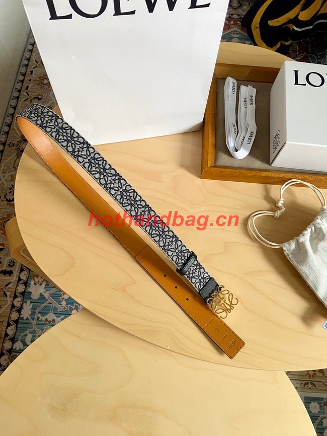 Loewe leather Belt 32MM LOB0056-1