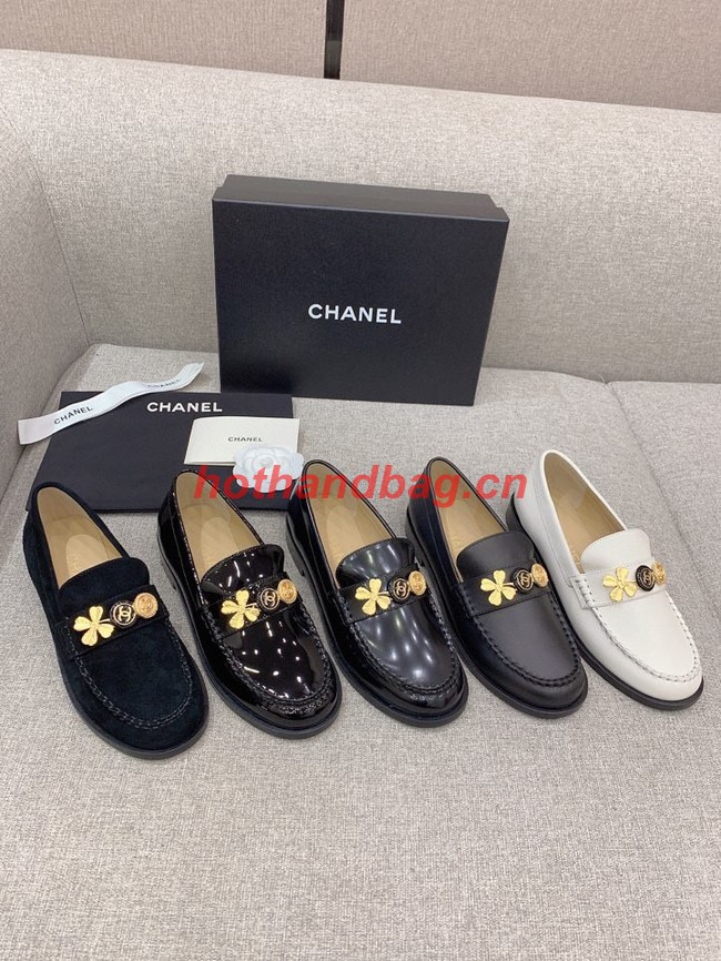 Chanel Womens leather lug sole loafer 93266-1