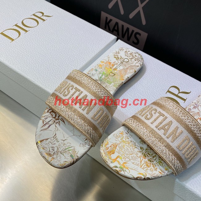 Dior DWAY SLIDE Embroidered Cotton 93279-4