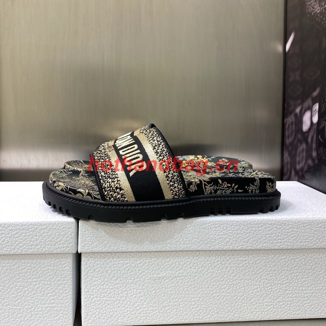 Dior DWAY SLIDE Embroidered Cotton 93280-3