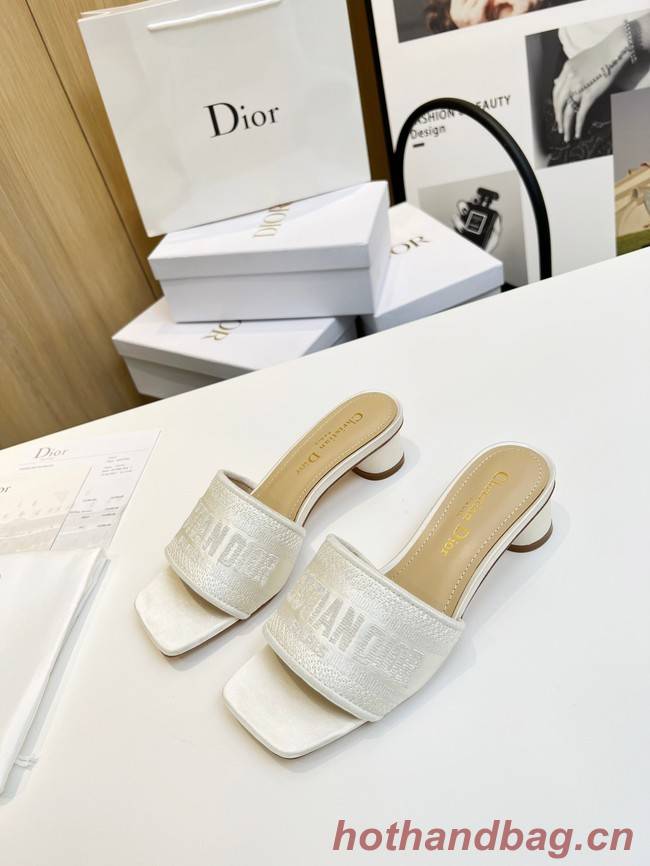 Dior DWAY SLIDE Embroidered Cotton 93320-2