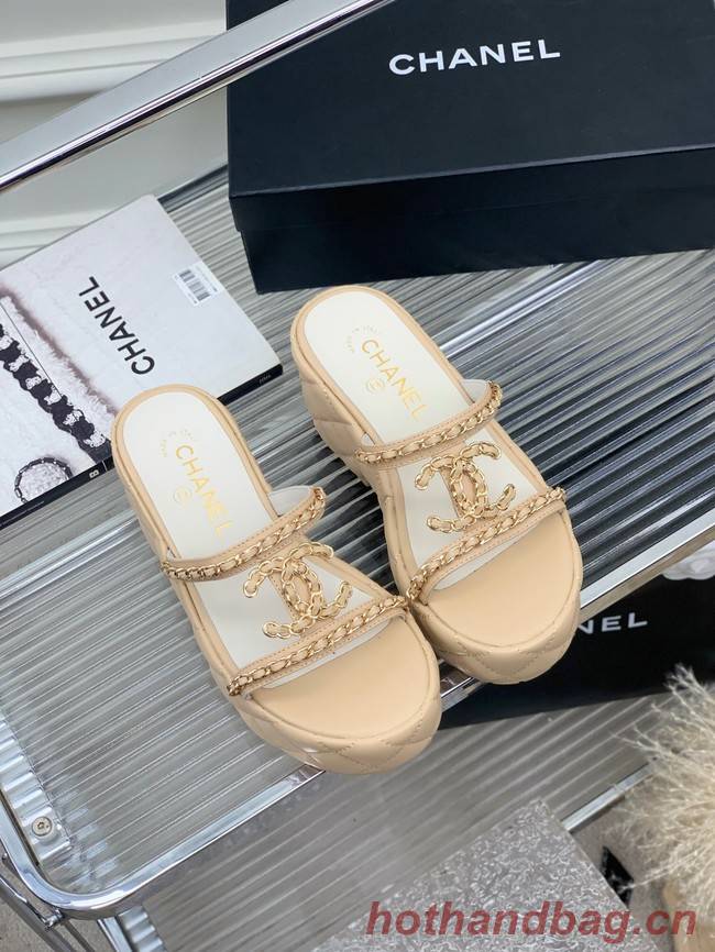 Chanel slippers heel height 7.5CM 93323-1