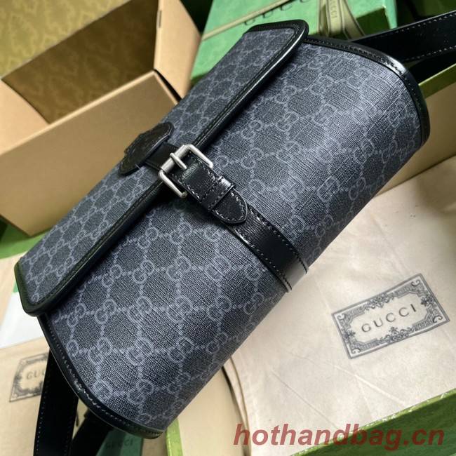 Gucci GG messenger bag with Interlocking G 745679 black