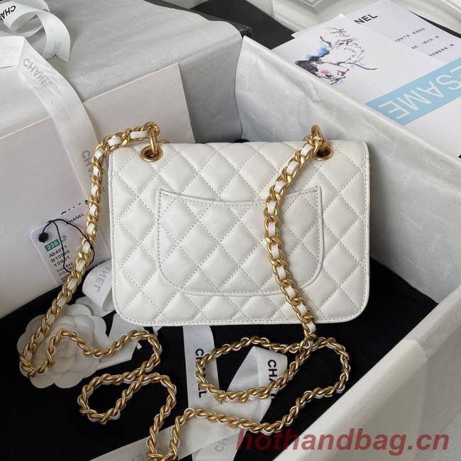 Chanel SMALL FLAP BAG AS4051 WHITE