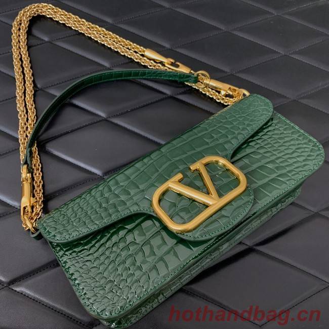 VALENTINO GARAVANI Loco Calf leather bag 2A0K30 green