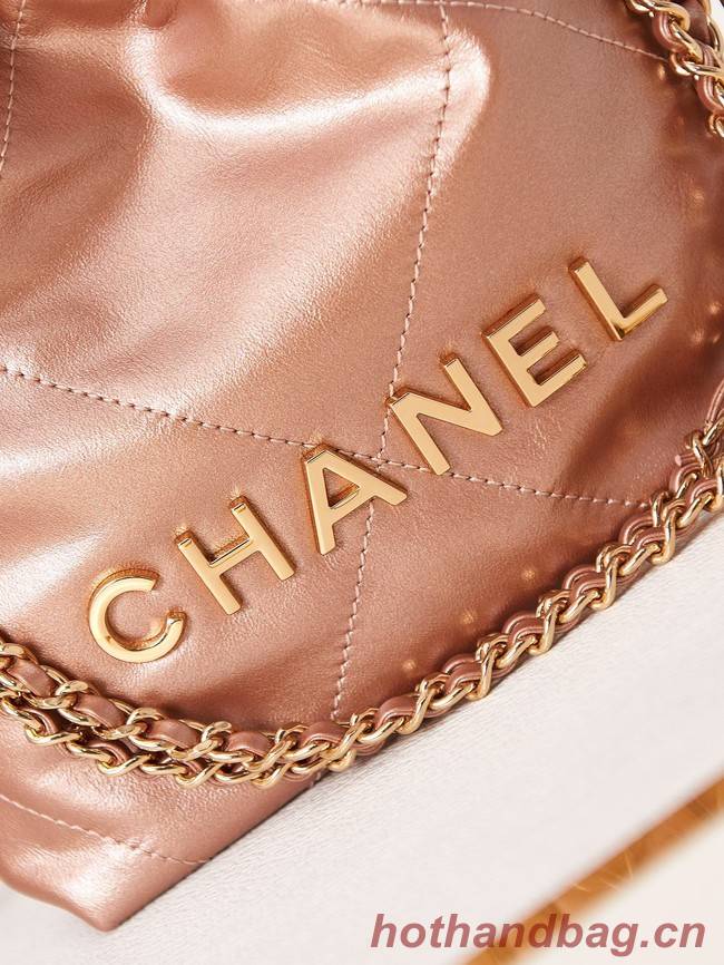 CHANEL 22 MINI HANDBAG AS3980 Copper