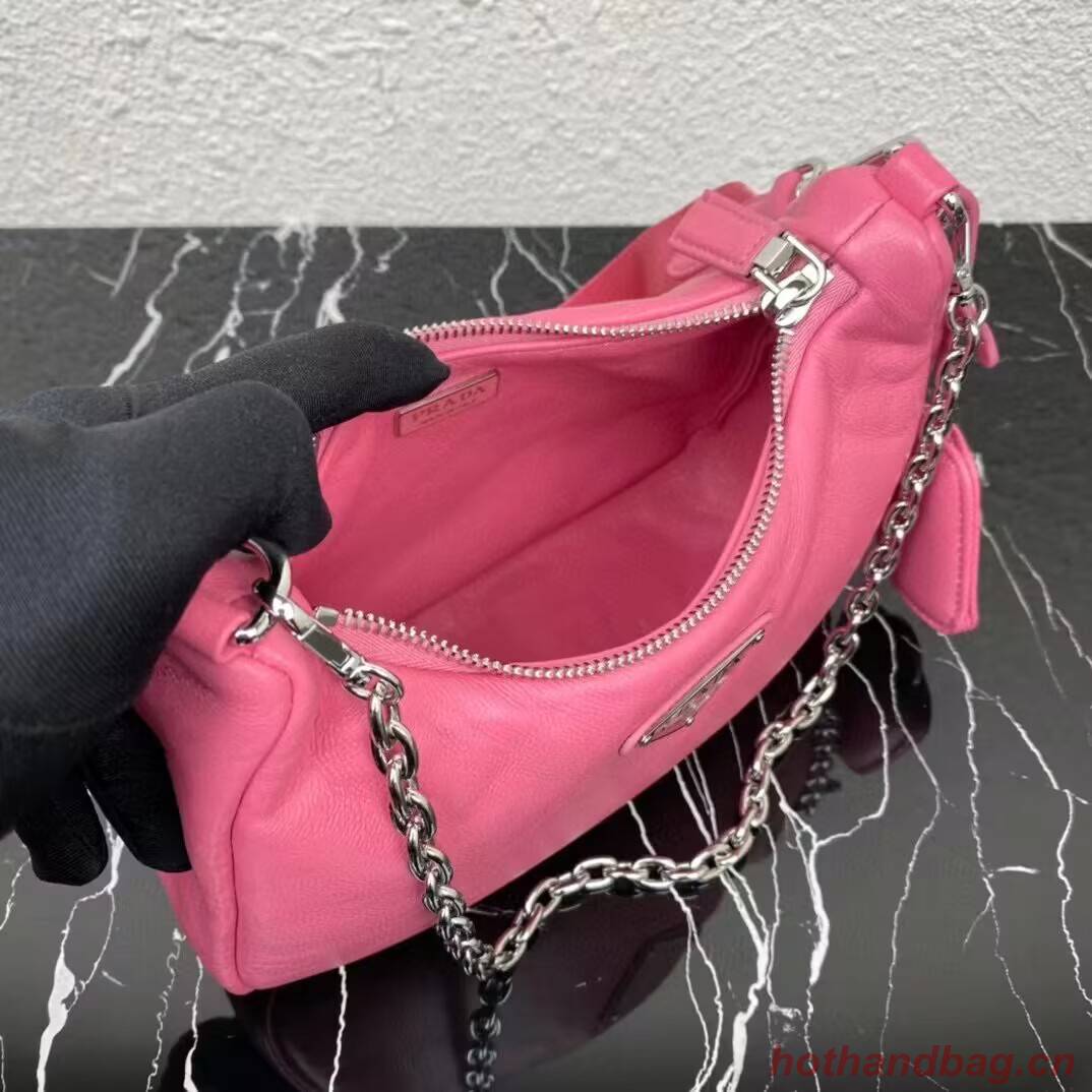 Prada Padded nappa-leather Prada Re-Edition 2005 shoulder bag 1BH204 pink