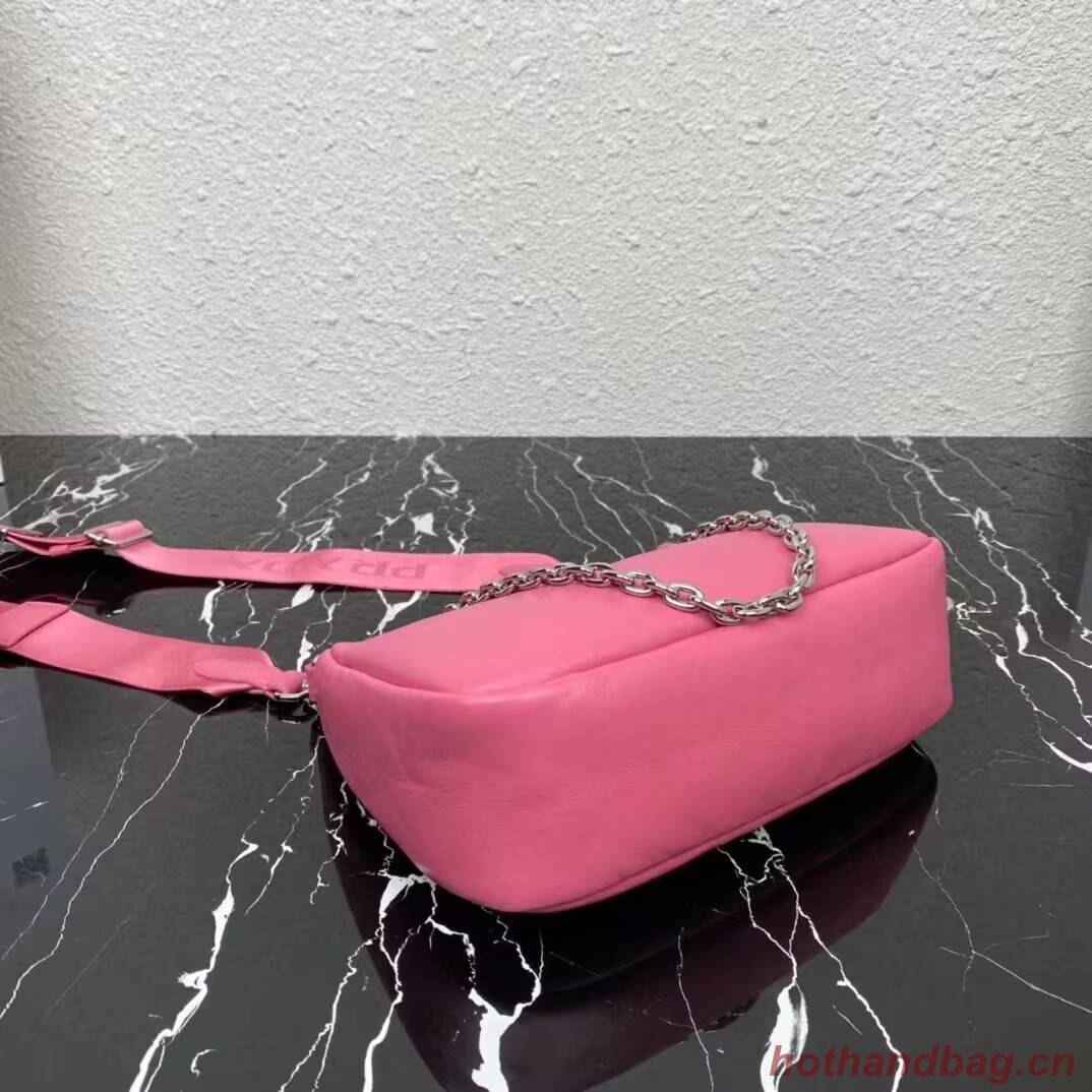 Prada Padded nappa-leather Prada Re-Edition 2005 shoulder bag 1BH204 pink