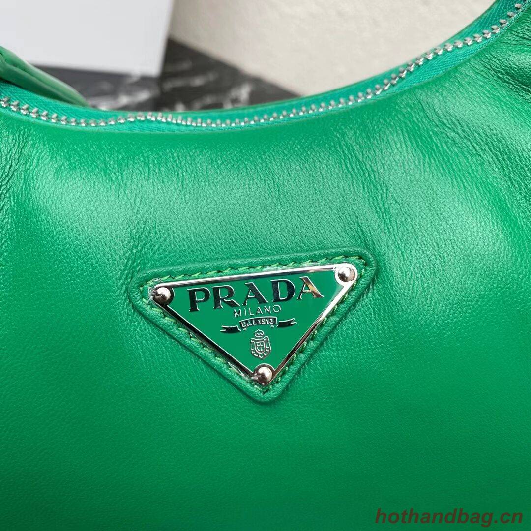 Prada Soft padded nappa leather mini-bag 1BA384 green