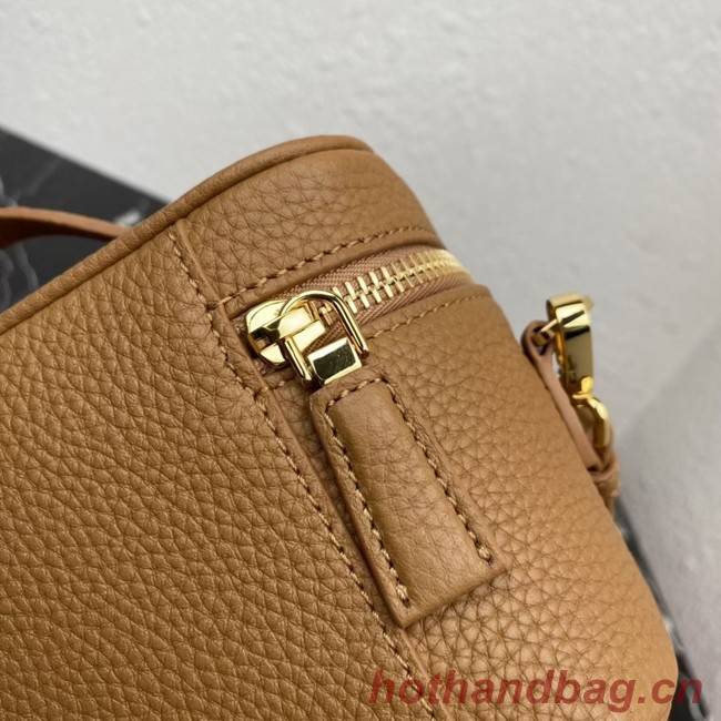 Prada Leather mini-bag 1BH202 Caramel