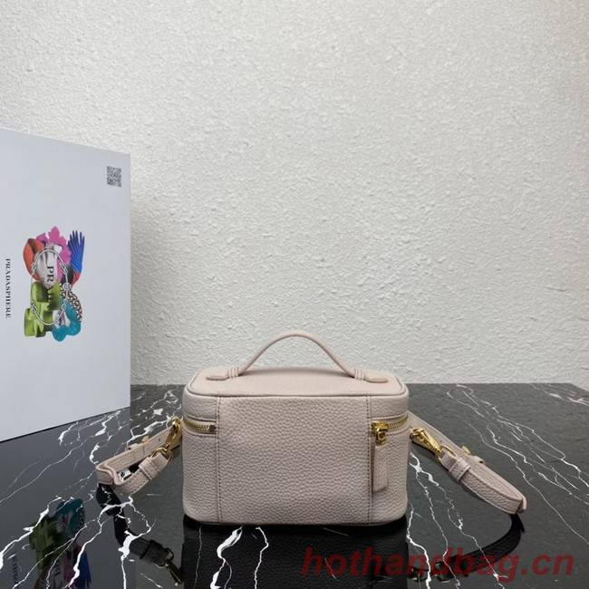 Prada Leather mini-bag 1BH202 Sand Beige