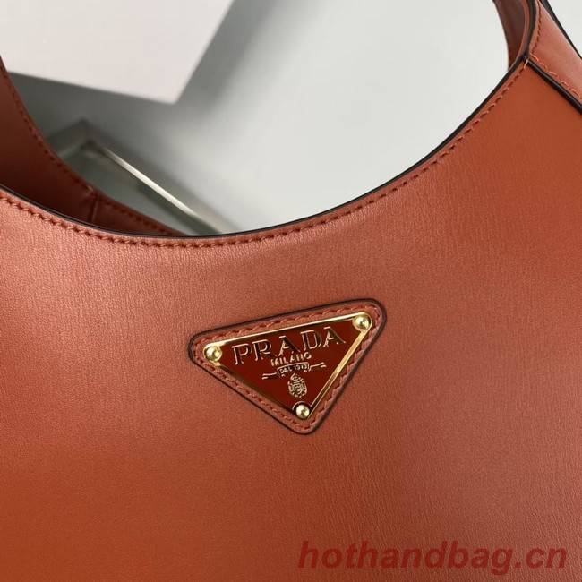 Prada Leather shoulder bag 1BC179 brown