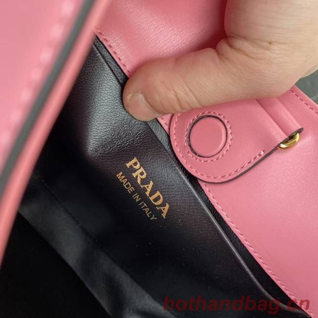 Prada Leather shoulder bag 1BC179 pink