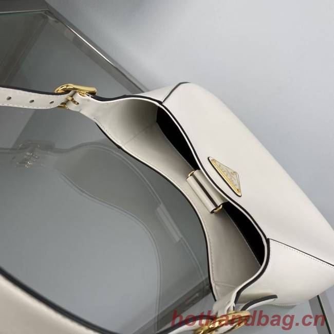 Prada Leather shoulder bag 1BC179 white