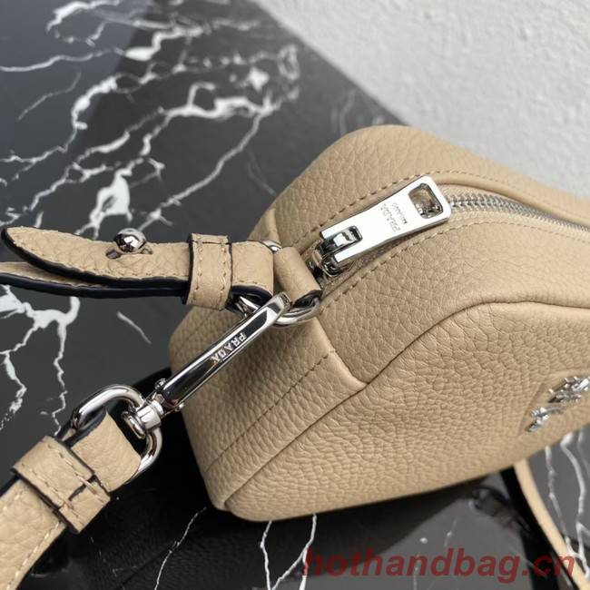 Prada Leather shoulder bag 1BH192 Sand Beige