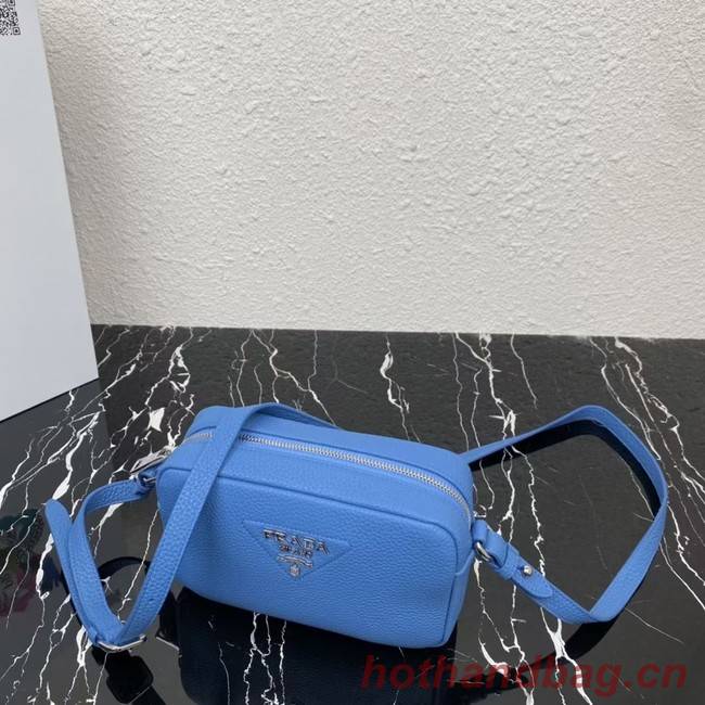 Prada Leather shoulder bag 1BH192 blue