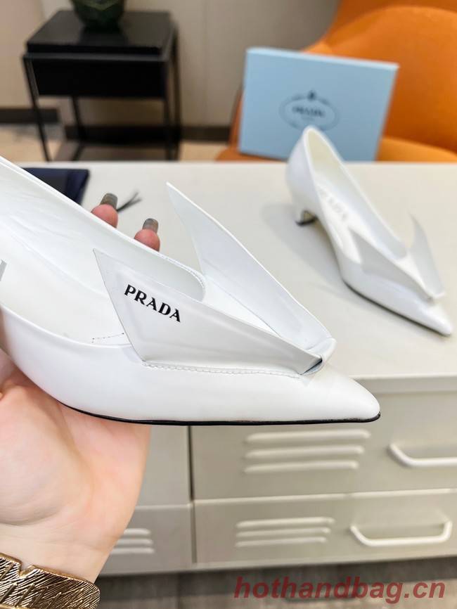 Prada leather slingbacks heel height 4.5CM 93379-2