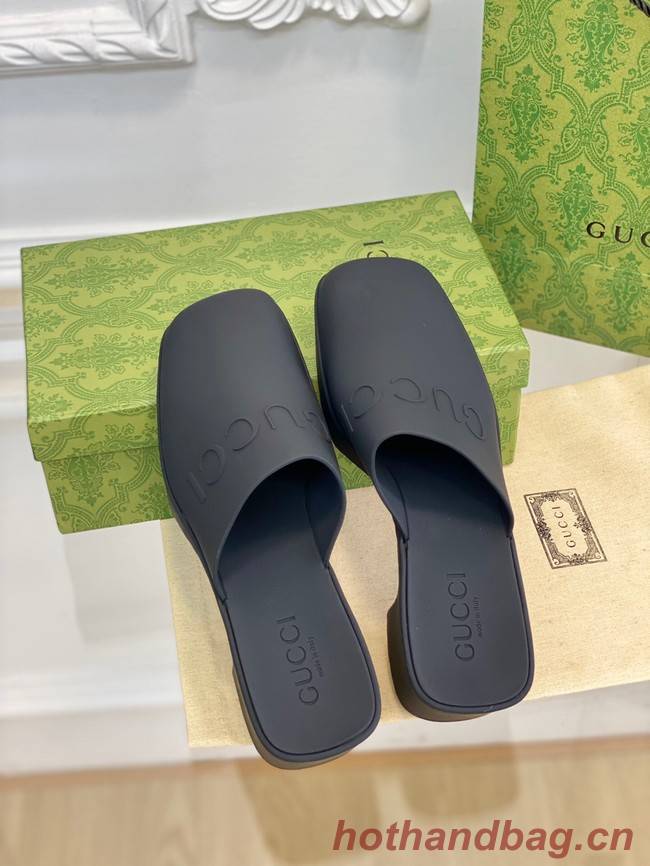 Gucci Womensleather slipper heel height 5.5CM 93401-4