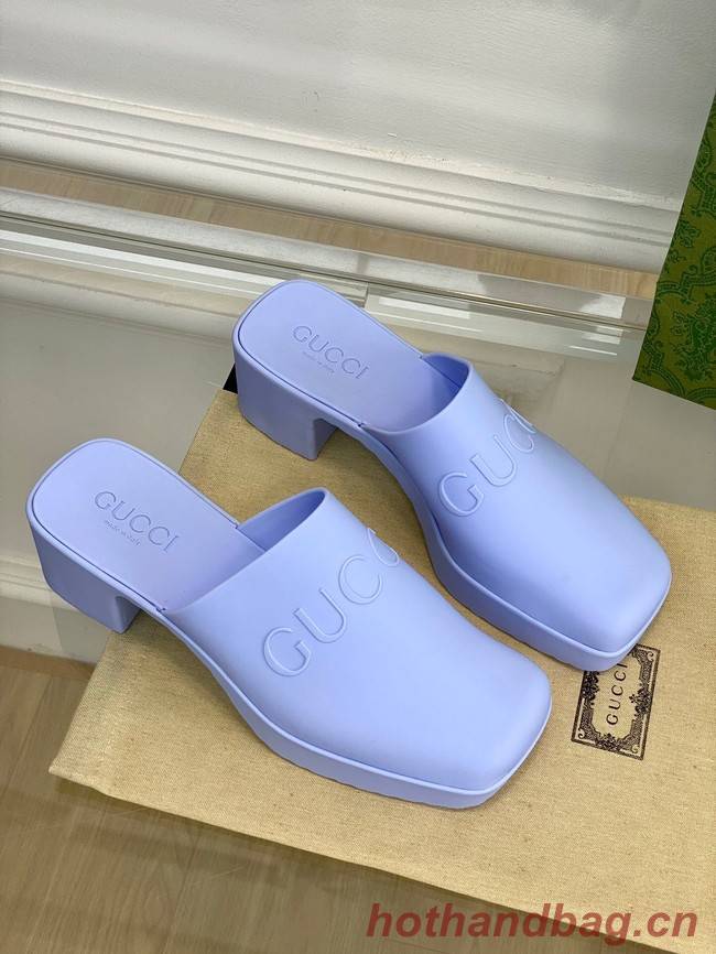 Gucci Womensleather slipper heel height 5.5CM 93401-5