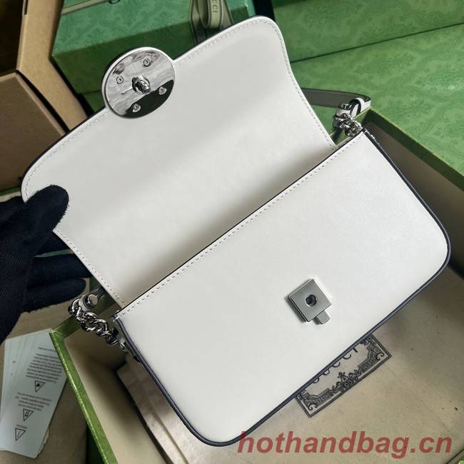 Gucci PETITE GG MINI SHOULDER BAG 739722 white