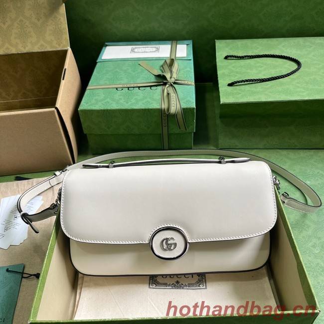 Gucci PETITE GG SMALL SHOULDER BAG 739721 white