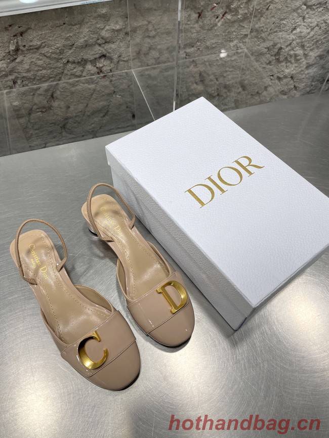 DIOR SLINGBACK PUMP Patent Calfskin 93424-2