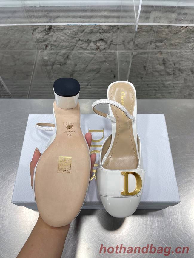 DIOR SLINGBACK PUMP Patent Calfskin 93425-4