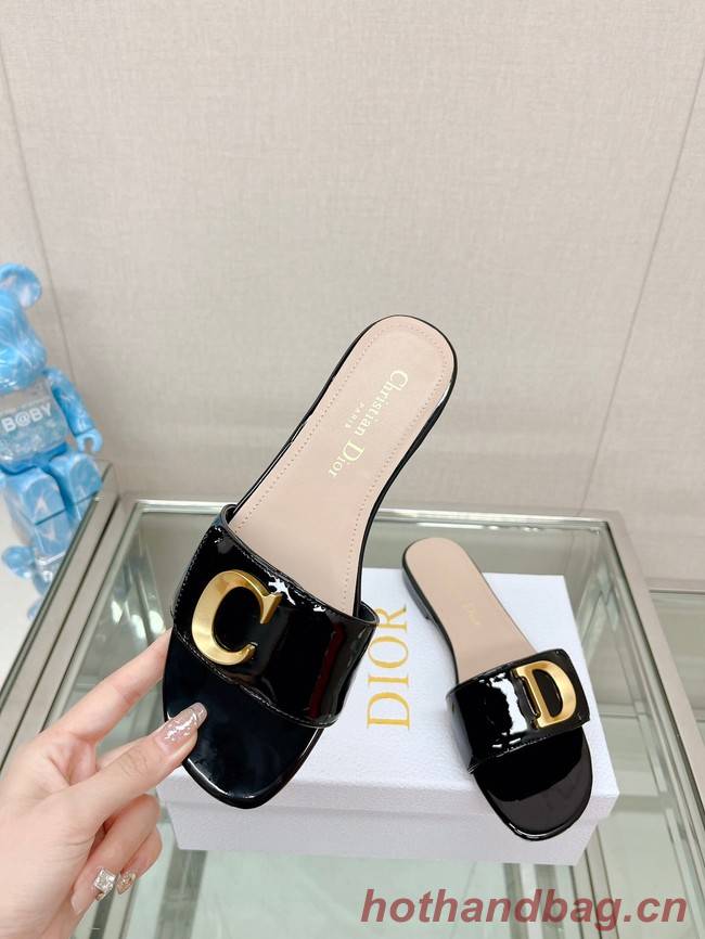 CEST DIOR SLIDE Patent Calfskin 93448-6