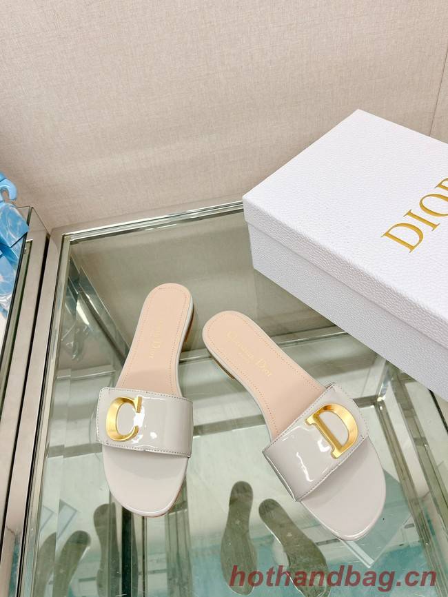 CEST DIOR SLIDE Patent Calfskin 93448-8