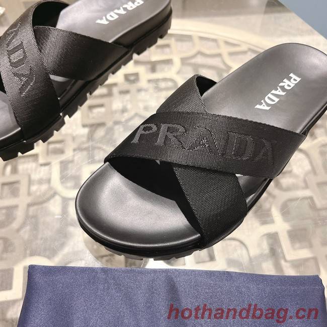 Prada leather slides 93443-1