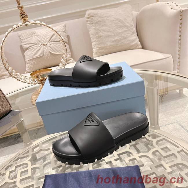 Prada leather slides 93443-3