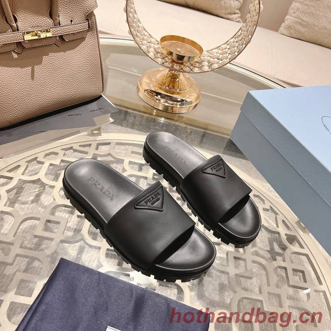 Prada leather slides 93443-3