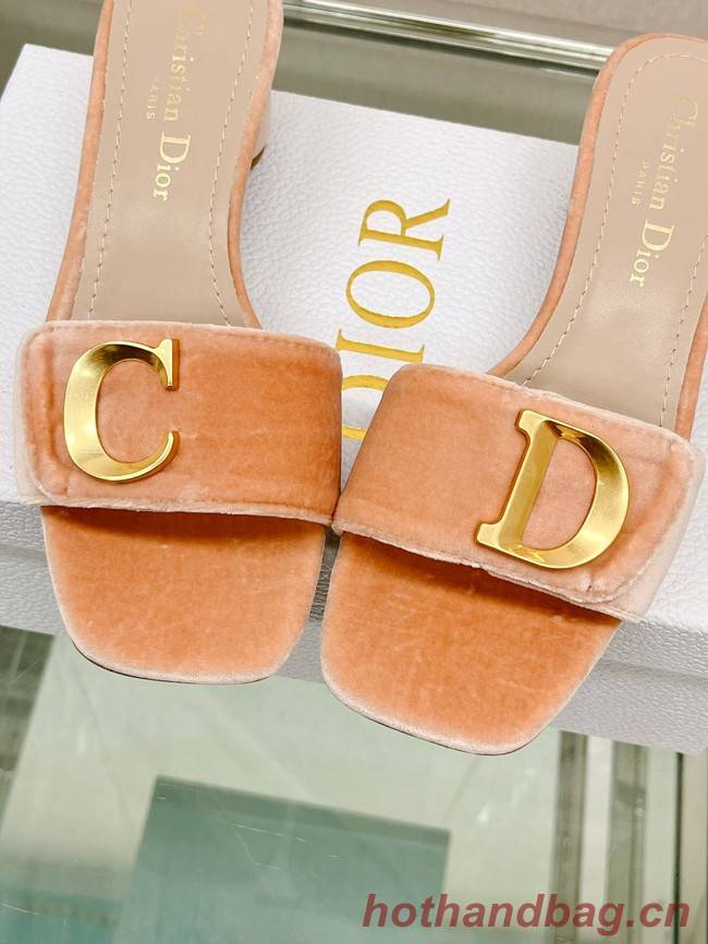 CEST DIOR HEELED SLIDE Velvet 93449-2