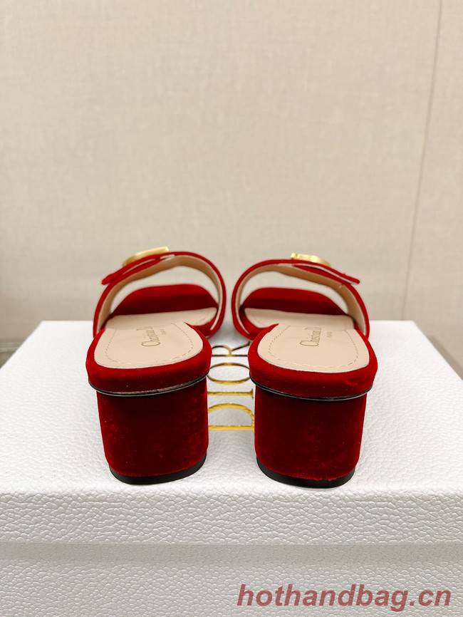 CEST DIOR HEELED SLIDE Velvet 93449-3