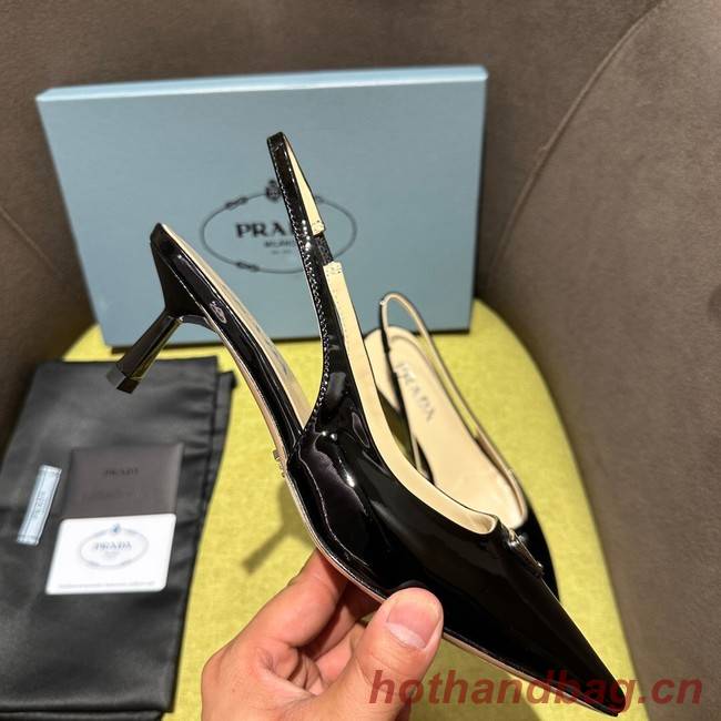 Prada Brushed leather slingback pumps 93512-1