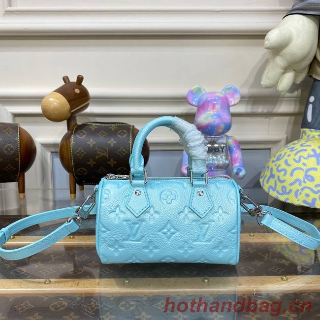 Louis Vuitton Nano Speedy M82342 Pearly Lagoon Turquoise