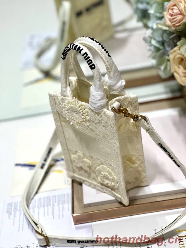 MINI DIOR BOOK TOTE PHONE BAG S5555CR Latte