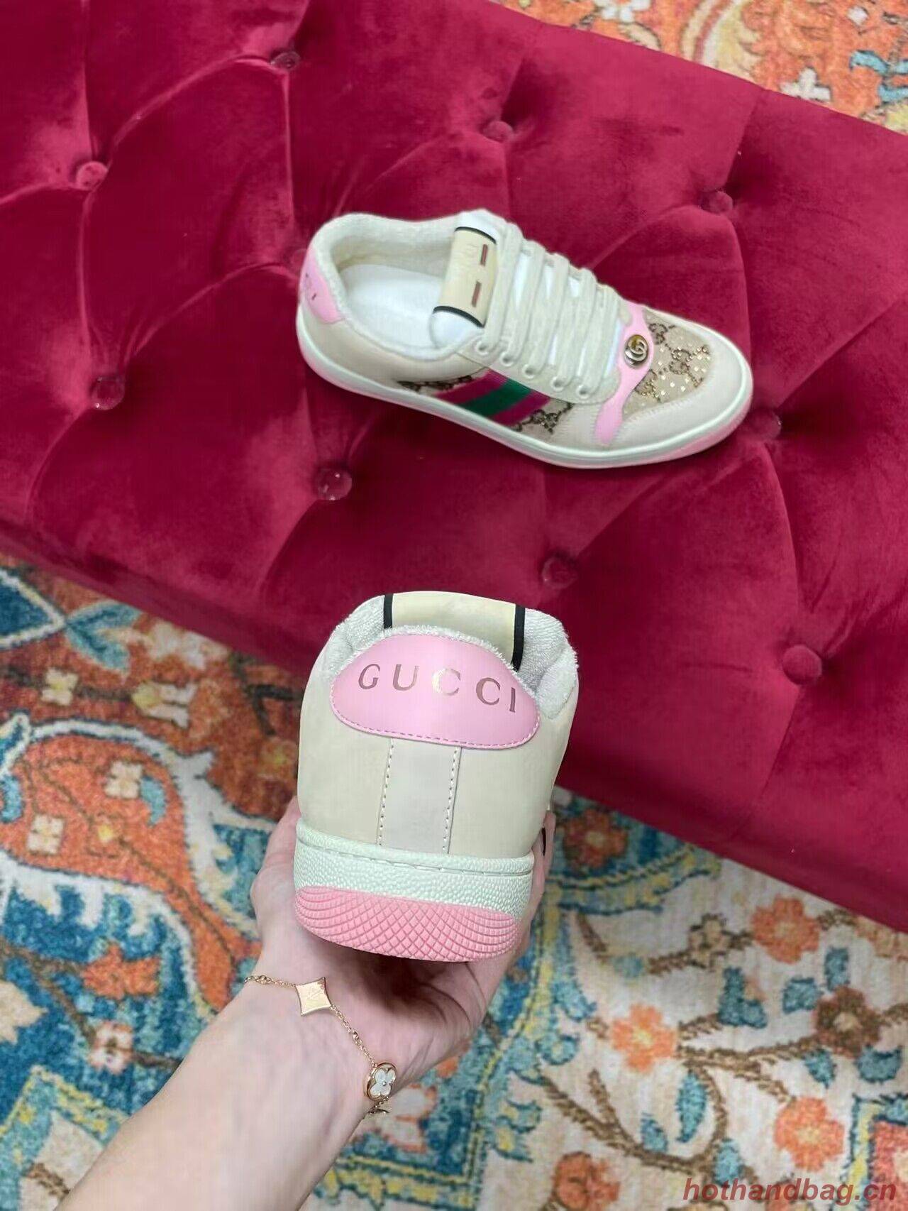 Gucci  GG Sneaker Shoes GG30362 Pink