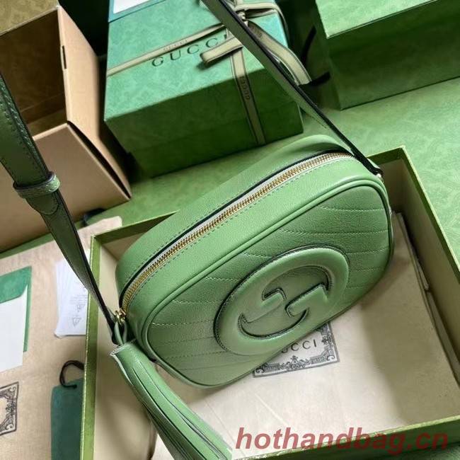 GUCCI BLONDIE SMALL SHOULDER BAG 742360 Green