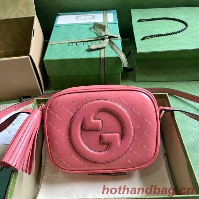 GUCCI BLONDIE SMALL SHOULDER BAG 742360 Pink