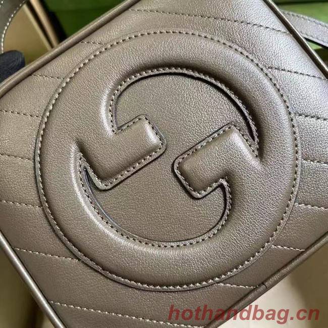 GUCCI BLONDIE TOP HANDLE BAG 744434 Brown 