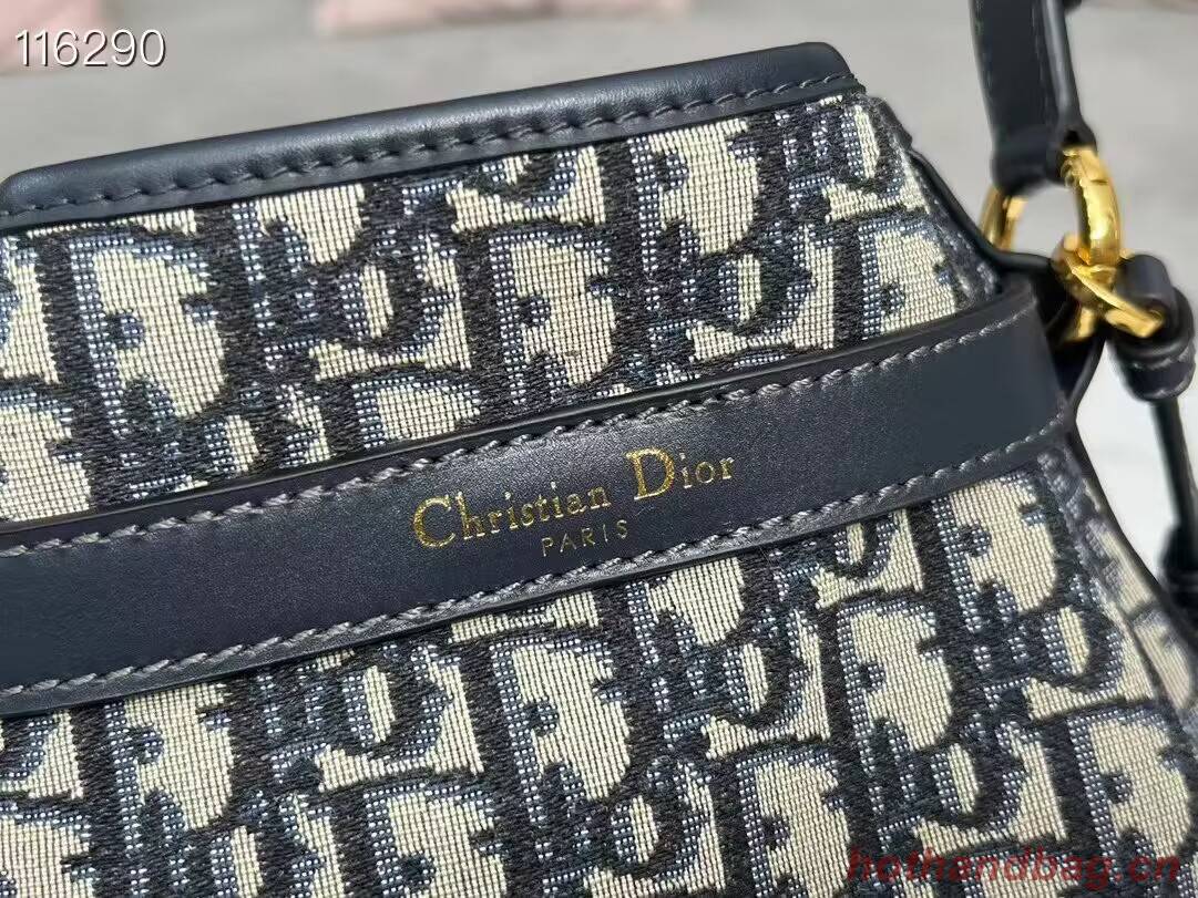 MEDIUM CEST DIOR BAG Blue Dior Oblique Jacquard M2271UTZQ